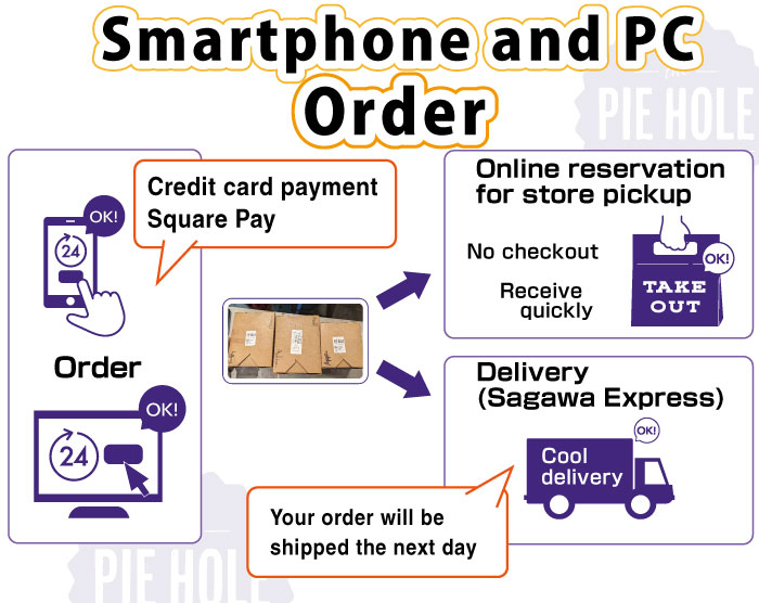 Online product order + store pickup service. you can receive your items smoothly without having to wait when you arrive at the store.